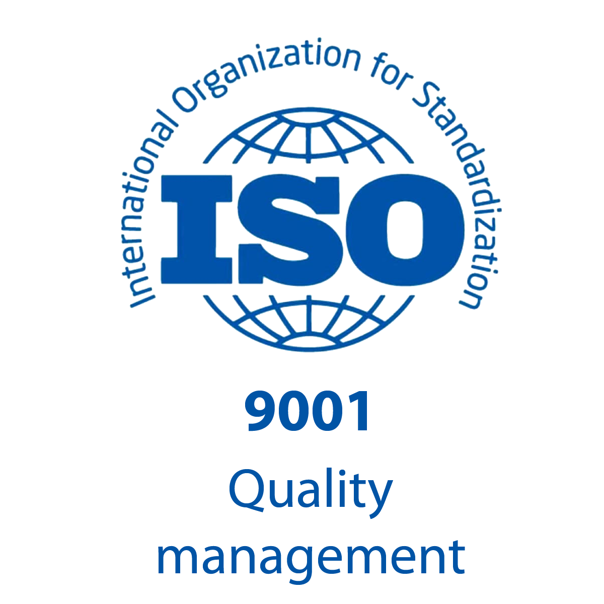 ISO 9001 certificate